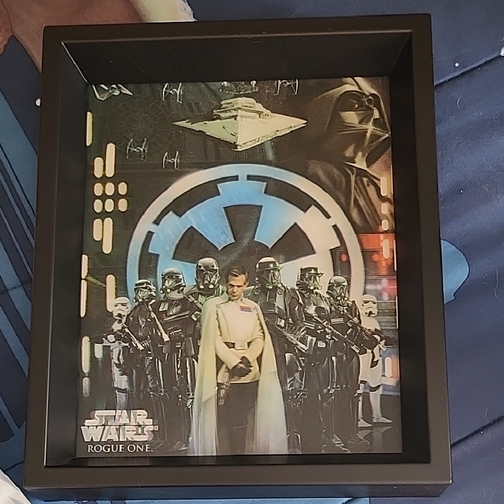 Star Wars Rogue One Shadow Box Art